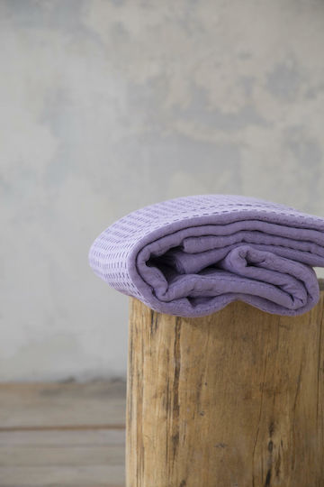 Nima Habit Pique Blanket Double 220x240cm Lilac