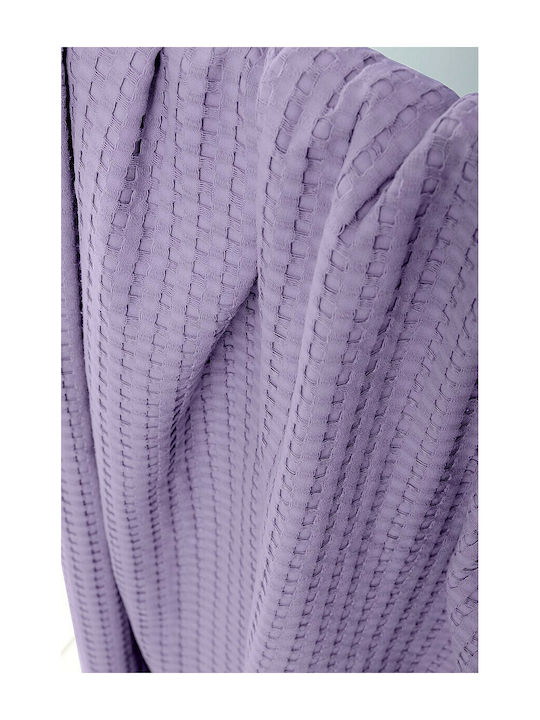Nima Habit Κουβέρτα Πικέ Υπέρδιπλη 220x240εκ. Lilac