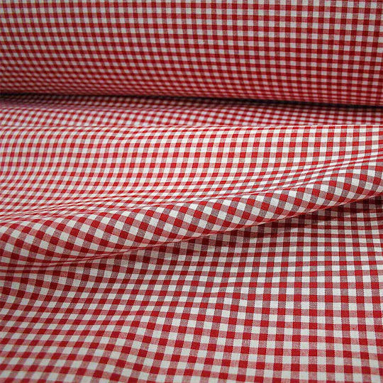 Loneta Față de masă Ibiza 401 Magazin online Alb/Roșu 140x140cm