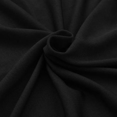 vidaXL Elastic Table Cover Black 243x74cm 2pcs