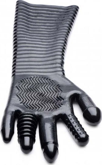 Master Series Pleasure Fisting Glove BDSM Accessory σε Μαύρο Χρώμα