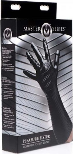 Master Series Pleasure Fisting Glove BDSM Accessory σε Μαύρο Χρώμα