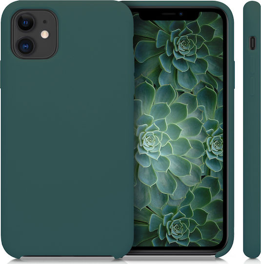 KWmobile Soft Flexible Rubber Back Cover Silicone Green (iPhone 11)