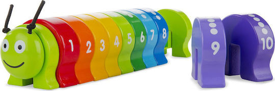 Melissa & Doug Baby Toy Wooden Counting Caterpillar made of Wood