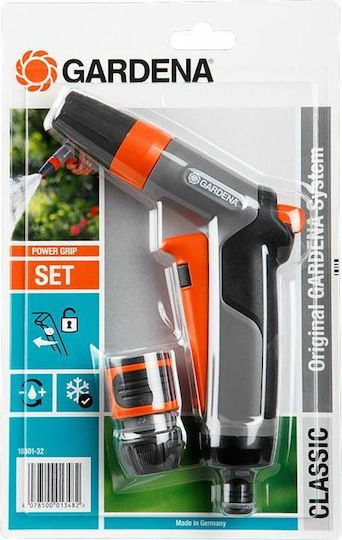 Gardena Classic Σετ Πιστόλι Νερού με Ταχυσυνδέσμους 2 Λειτουργιών
