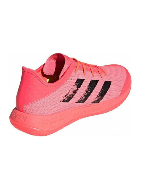 Adizero FastCourt Tokyo Sport Shoes Volleyball Signal Pink / Core Black / Copper Metallic