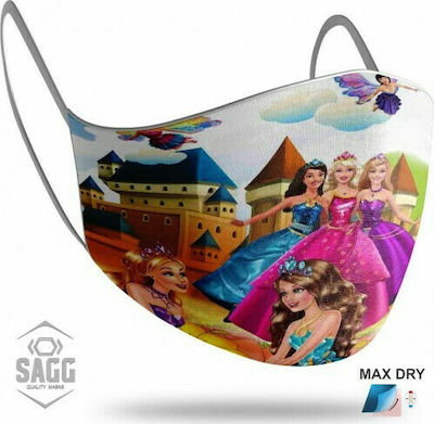 Sagg Kids Μάσκα Προστασίας Barbie & Friends 1τμχ