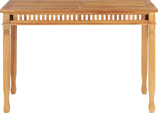 Garten- und Terrassentisch 120x65x80 Braune Garten- und Terrassentisch 120x65x80 Braune