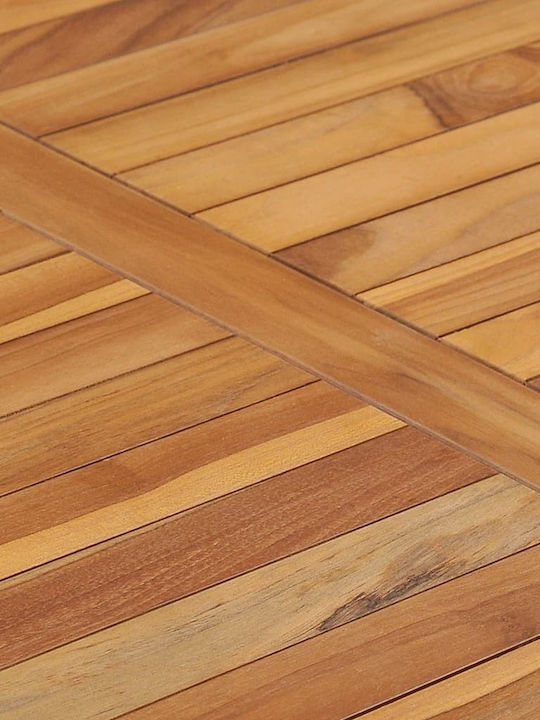 Garten- und Terrassentisch aus Teak 120x65x80cm