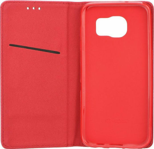 Smart Magnet Book Synthetic Leather Red (Huawei Y5 2018)