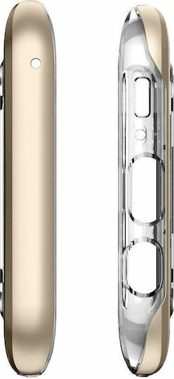 Spigen Crystal Hybrid Umschlag Rückseite Kunststoff Gold (Galaxy S8)