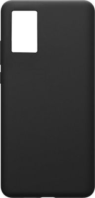 Matt Silicone Back Cover Black (Galaxy A41)