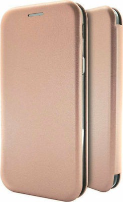 Elegance Synthetic Leather Book Rose Gold (Galaxy S20)