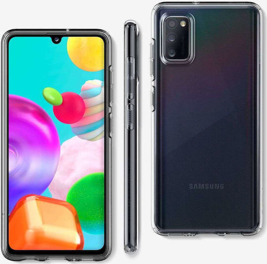 Spigen Liquid Crystal Back Cover Silicon Transparent (Galaxy A41)