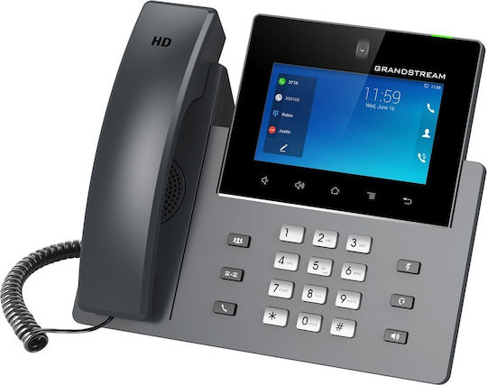 Grandstream GXV3350 Wired IP Phone with 16 Lines Black