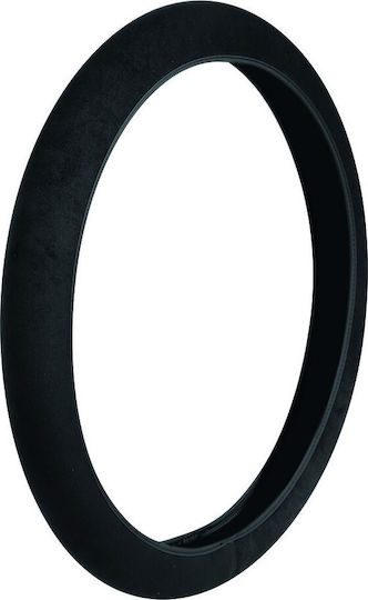Lampa Car Steering Wheel Cover Skin-Cover Elasticized with Diameter 38-40cm Microfiber Black 32926