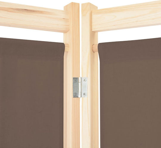 vidaXL Dekorativer Raumteiler Hölzernes mit 4 Paneelen 200x170cm
