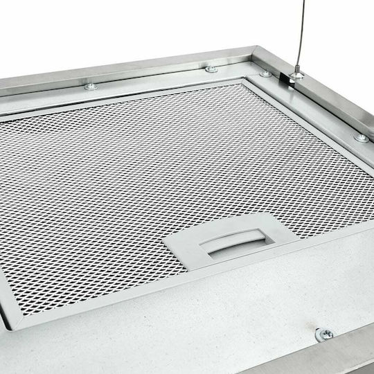 vidaXL Island Vent Hood 37cm Inox