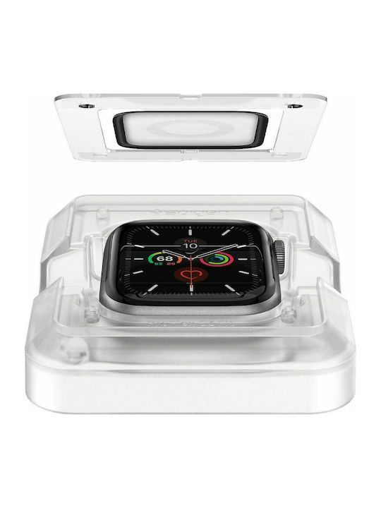 Spigen ProFlex EZ Fit Закалено стъкло за цялото лице за Apple Watch 44 мм 2бр AFL01220