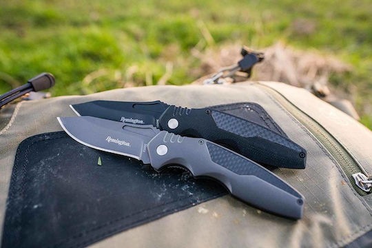 Remington Tactical Series G10 Folder Taschenmesser Schwarz in Hülle