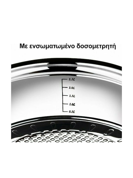 HomeVero Комплект съдове за готвене от Неръждаема Стомана Silver HV-1027 27бр