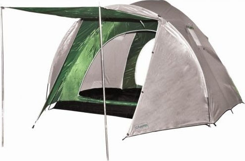 Campus Acapulco Καλοκαιρινή Σκηνή Camping Igloo Γκρι με Διπλό Πανί για 5 Άτομα 360x240x175εκ.