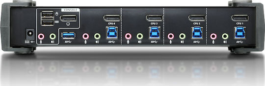 Aten 4-Port USB 3.0 4K DisplayPort KVMP Switch