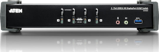Aten 4-Port USB 3.0 4K DisplayPort KVMP Switch
