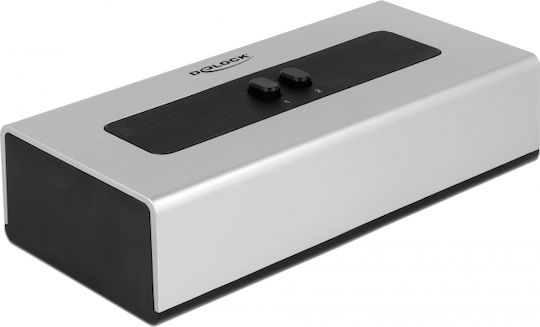 DeLock Switch DVI 2 port Manual Bidirectional