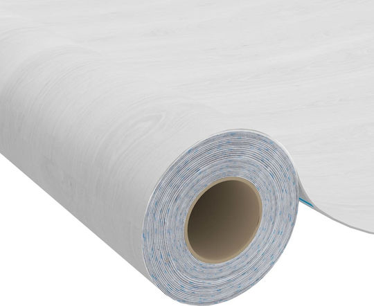 Dekorativer Aufkleber Möbel White wood 1Stück 500x90cm vidaXL