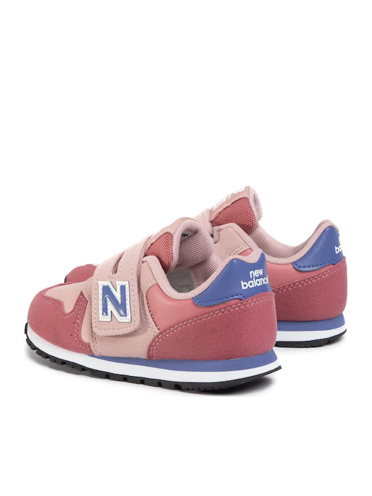 373 Kids Sneakers with Scratch Pink