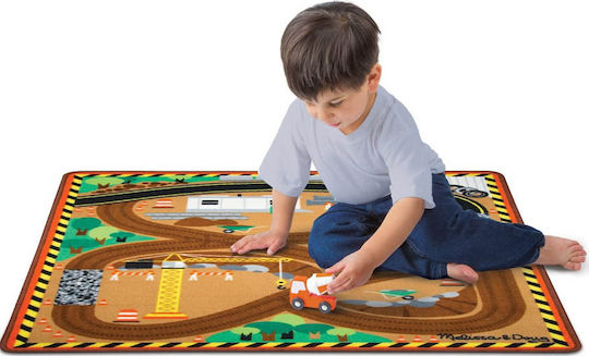 Melissa & Doug Строителна площадка Детска игрална пътека Път Кафяв 92x100см Дебелина 10мм