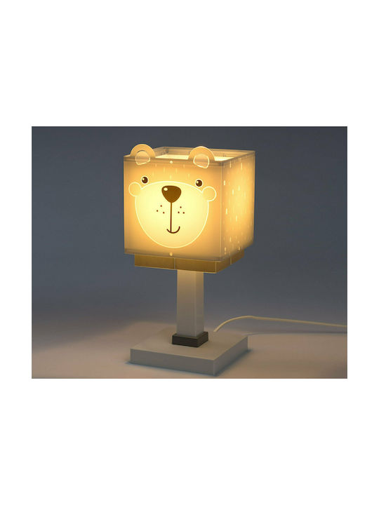 Ango Kids Portable Lamp Little Teddy Gray 15x15x30εκ.