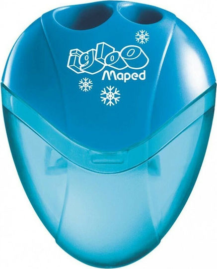 Maped I-Gloo Plastic Double Sharpener (Μiscellaneous Colours) 1pcs