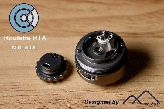 Across Vape Roulette RTA 3.5ml 22mm Stainless Steel