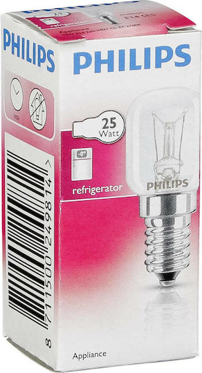 Philips Λαμπάκι Ψυγείου 25W για Ντουί E14