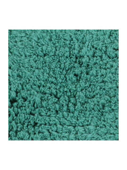 vidaXL Non-Slip Bath Mats Set Cotton Toilet 133236 Turquoise 2pcs