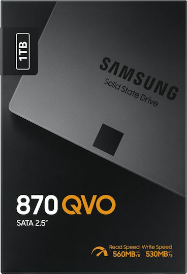 Samsung 870 QVO SSD 1TB Tip 2.5'' Cu Conexiune SATA III MZ
