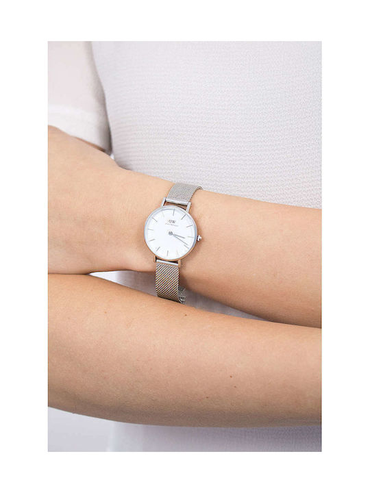 Daniel Wellington Classic Petite Sterling Watch with Battery Mechanism