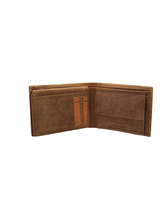 Lavor 1-3412 Men's Leather Wallet Brown