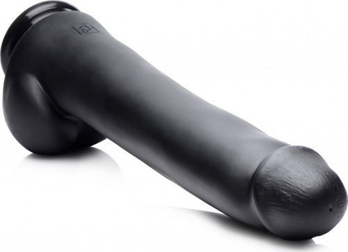 XR Master Cock Suction Cup Dildo with Balls Реалистично дилдо с Топки и Вендуза Черно 33см