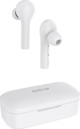 QCY T5 In-ear Bluetooth Handsfree Earphones with Charging Case White