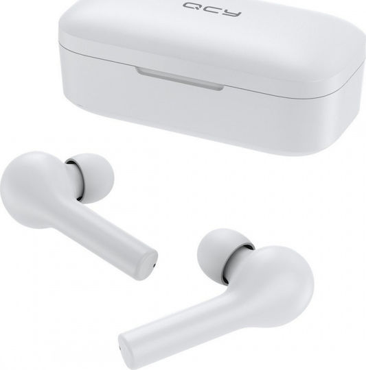 QCY T5 In-ear Bluetooth Handsfree Earphones with Charging Case White