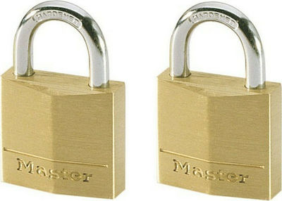 Master Lock 130EURT Bronz Lăcăt Încuietoare Shackle cu cheie 30mm 2buc