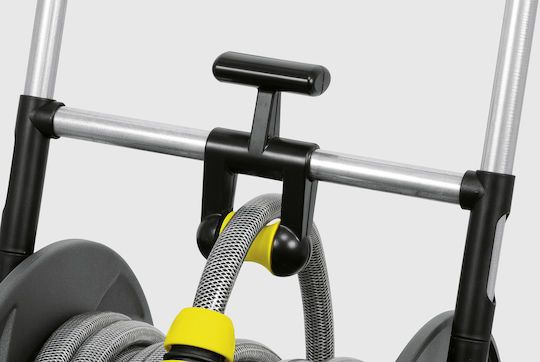 Karcher ΗΤ 80 Τροχήλατη Ανέμη Ποτίσματος με Λάστιχο 20m με Χερούλι Μαζέματος