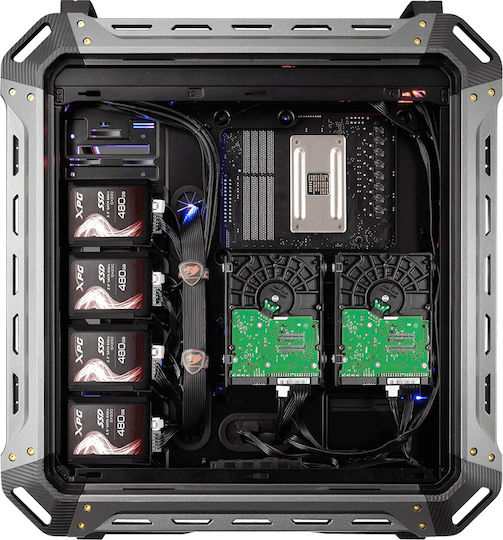 Cougar Panzer MAX-G Gaming Full Tower Κουτί Υπολογιστή με Πλαϊνό Παράθυρο Μαύρο