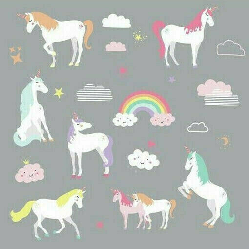 RoomMates Decor Kids Wall Decor Sticker Unicorn Magic 18x26cm 23 Pieces