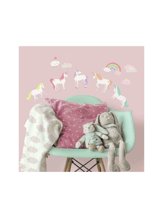RoomMates Decor Παιδικό Διακοσμητικό Αυτοκόλλητο Τοίχου Unicorn Magic 23τμχ