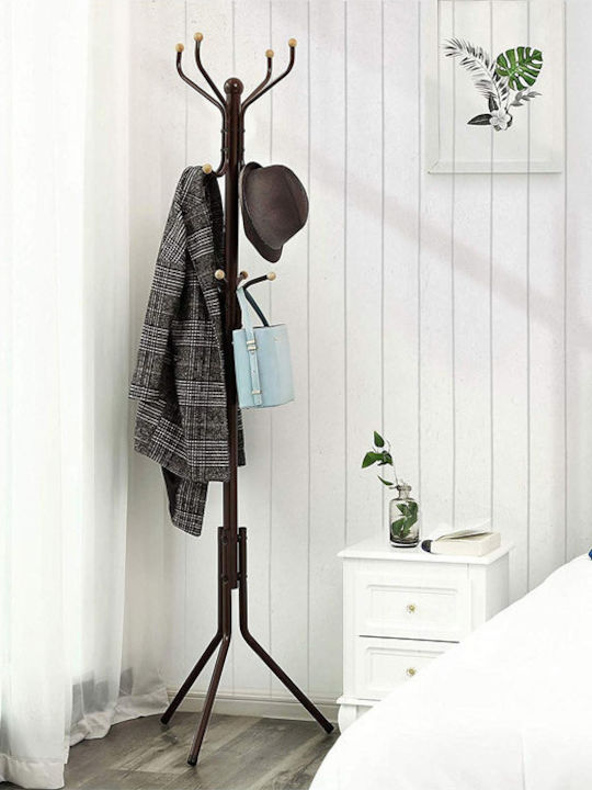 Songmics Metallic Coat Rack Black 44x44x182cm
