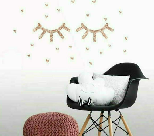 RoomMates Decor Kinder Wandsticker Wand Eyelash Glitter